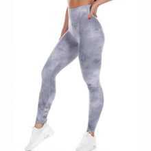 Load image into Gallery viewer, Tie Dye High Waist Workout Leggings For Women