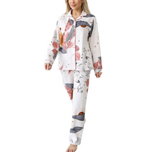 Load image into Gallery viewer, Cotton Printed Long Sleeved Women's Pajamas Set
