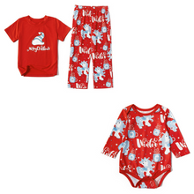 Load image into Gallery viewer, Christmas Hat Printed Family Pajama Set
