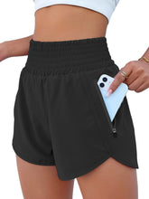 Load image into Gallery viewer, Women's High-Waisted Running Shorts with Pockets
