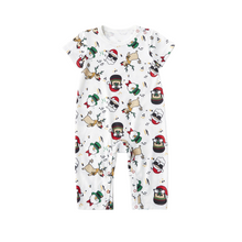 Load image into Gallery viewer, White Santa Matching Family Pajamas
